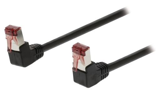 Valueline VLCP85225B10 Câble de réseau Cat6 S / ftp Rj45 (8/8) Mâle - Rj45 (8/8) Mâle 1,00 M Noir