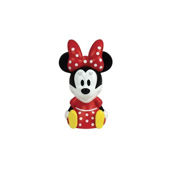 Minnie Veilleuse 3d - Rouge, Noir Et Blanc