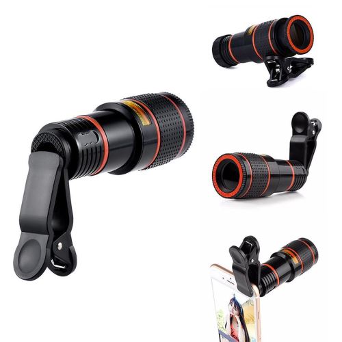 HOMDOX 12x Zoom HD Téléobjectif Clip-on Phone Telescope