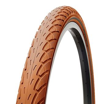 Pneu vtt/urbain 26x1.75 tr Deli marron anticrevaison 1.3mm sa-206 (47
