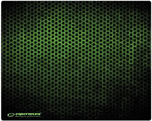 Esperanza ea120g - tapis de souris (noir, vert, grunge motif, 300 mm, 240 mm, 3 mm) egp102g