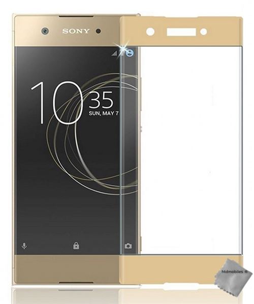 Film de protection vitre verre trempe incurve integral Sony Xperia XA1 - OR