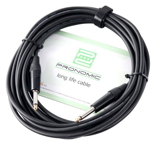 Pronomic Stage INST-6 câble instrument noir jack 6m