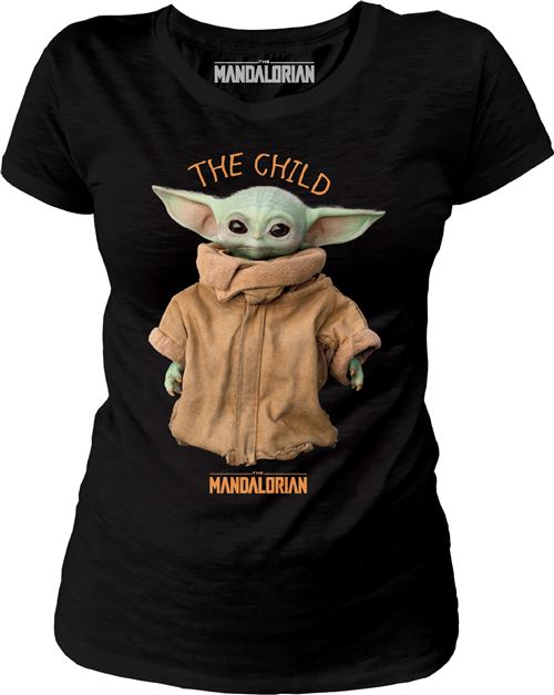 T-shirt Femme Star Wars The Mandalorian - Baby Yoda Plush Taille L