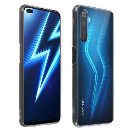 Coque pour Realme 6 Pro Protection silicone Flexible Ultra-fine et Légère Transparent