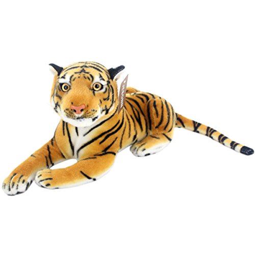 JESONN réaliste peluches tigre jouets en peluche pour enfants anniversaire, 13,5 ou 35 centimètres, 1 PC