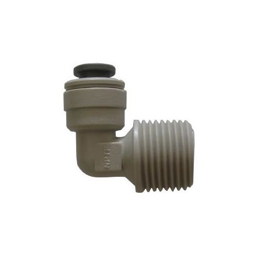 Raccord coudé filetage 3/8 mâle x 1/4 PUSH FIT tuyau semi rigide