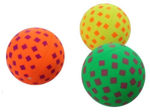 Johntoy Boules rebondissantes High Bounce 6,5 cm 3 pièces