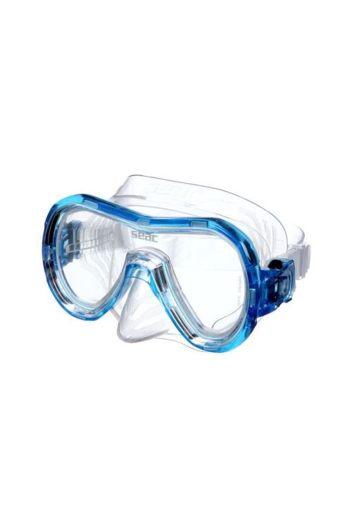 SEAC Masque de plongée Panarea Silter Clear - Médium - Bleu