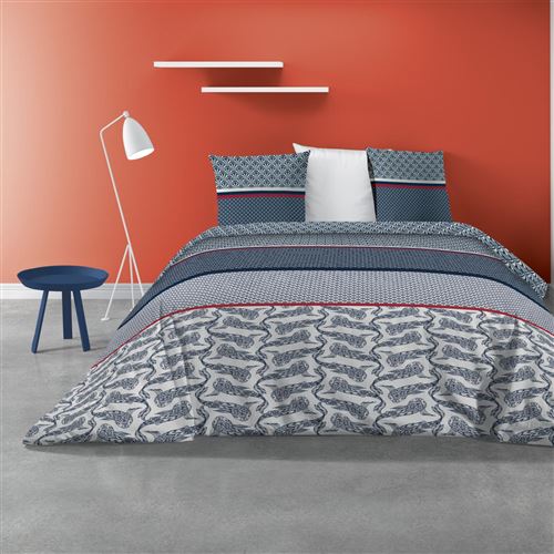 Parure de lit Koy imprime 240 x 220 cm Les Ateliers du Linge