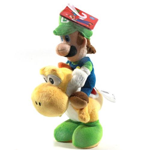 Global Holdings Super Mario Plush-8 Luigi chevauche Yoshi
