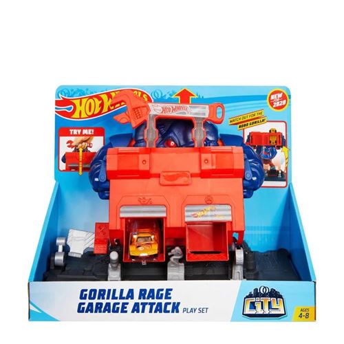 Hot Wheels garçons de garage Gorilla Rage29 cm rouge/bleu foncé 2-pièces