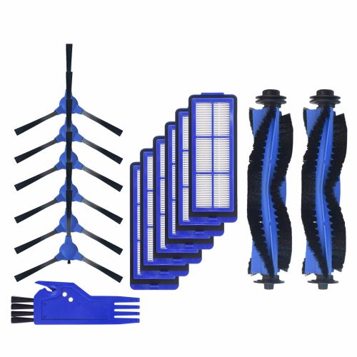 Kit accessoire aspirateur pour DEufy 15 Max filtre brosse latérale bleu