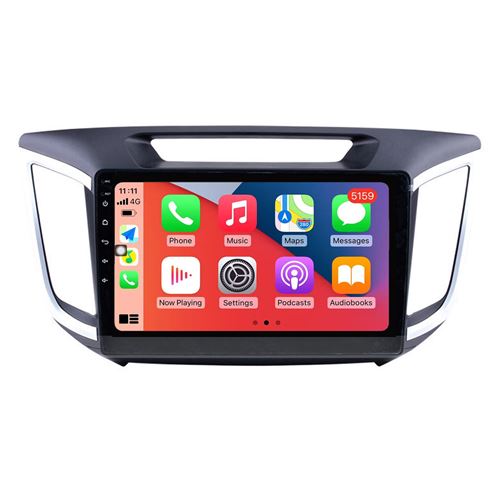 Autoradio Multimédia RoverOne Android 2Go RAM 32Go ROM GPS pour Hyundai IX25 Creta 2014-2017 CarPlay Android Auto