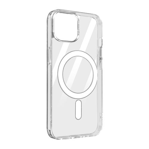 Avizar Coque Magsafe Pour Iphone Pro Max Cercle Magn Tique Rigide Transparent Coque Et Tui