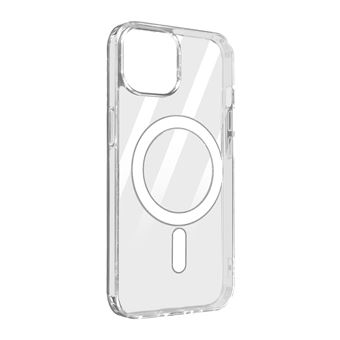 Avizar Coque Magsafe Pour Iphone Pro Max Cercle Magn Tique Rigide Transparent Coque Et Tui