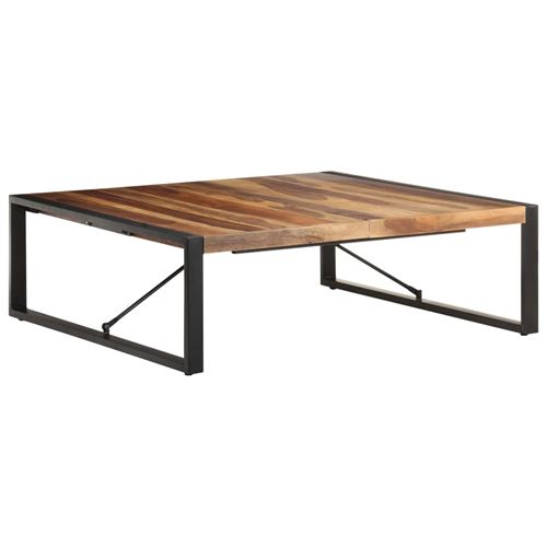 vidaXL Table basse 120x120x40 cm Bois solide
