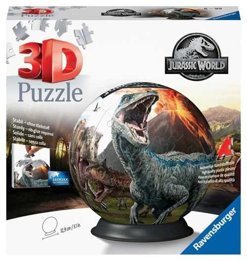 Puzzle 3D Ravensburger Jurassic World Rond 72 Pièces