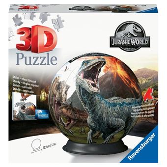 Ravensburger - Puzzle 3D rond 72 pièces - Jurassic World