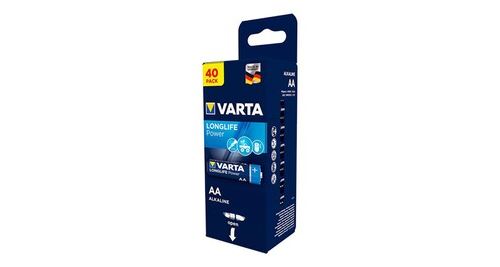Piles alcaline aa longlife power pack 40 piles 4906121194 varta
