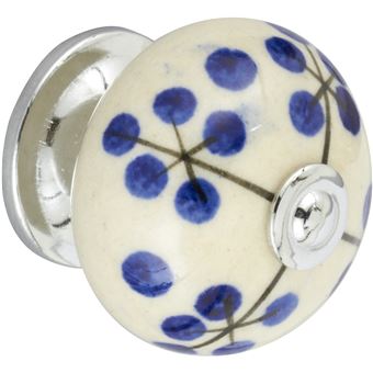 Bouton Ancien Boule Bleue - Mercerie Vintage - Lot De 1 à 10 Pièces - Occasion