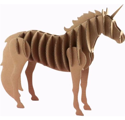 Maquette Graine Creative Licorne en carton