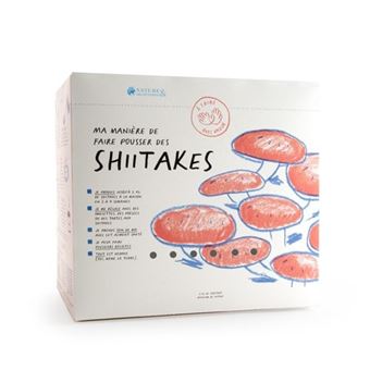 Kit De Culture Champignons Shiitake à La Maison - Récolte Jusqu'à 1 Kg De Champignons Frais