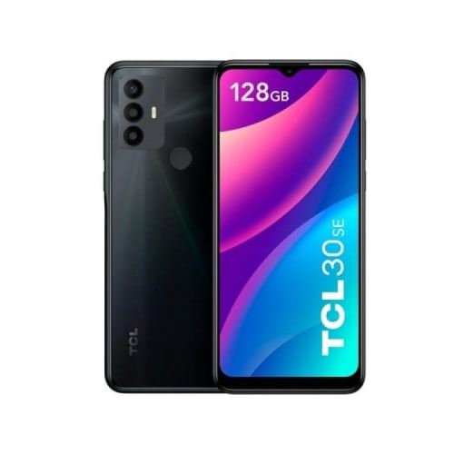 Téléphone Intelligent TCL 30SE 6165H1 6.5 MediaTek Helio G25 4Go 128Go Android 12 Gris