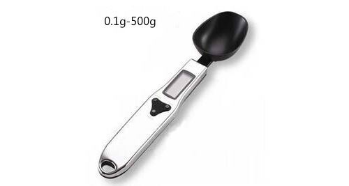 Cuillère balance électronique de précision digitale lcd précision 0. 1g max 500g