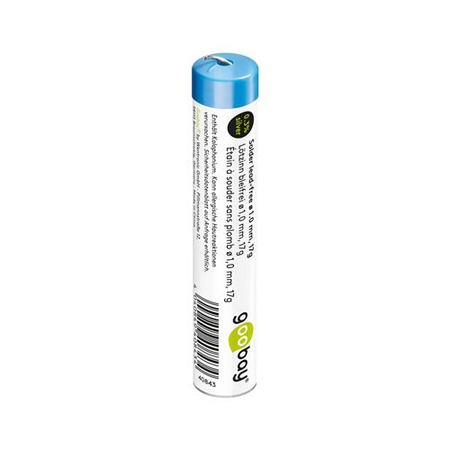 Filo Saldatura Goobay 40843 Senza Piombo 1mm 17g