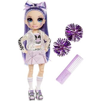 Poupée mannequin Rainbow High Pom Pom Girl Violet Willow