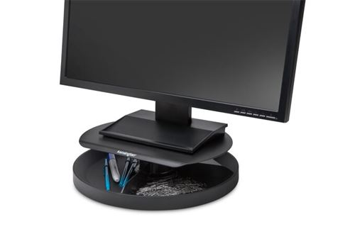 Kensington Computer Products Group Noir Kensington Smartfit® Spin2™ Simple Support Sur Pied Pour Écran 48,3 Cm (19) - 68,6 Cm (27) Sur Pied, Réglable En Hauteur