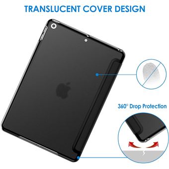 Coque Ultra Fine EasyAcc Pour IPad 10,2" 7/8/9e Gen - Translucide Mat (Bleu Paon)