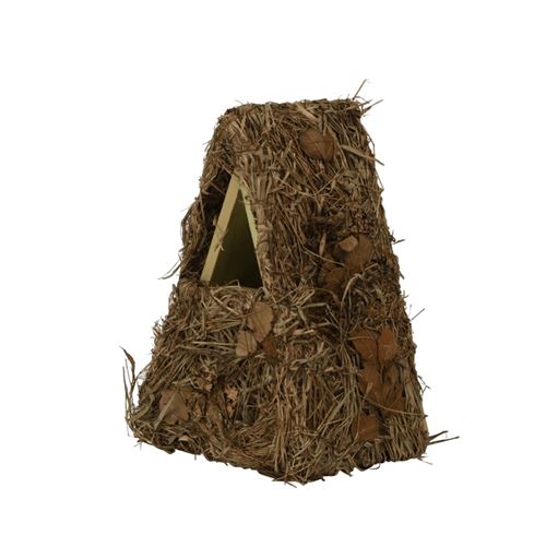 Nichoir camouflage - l 12,8 x l 16,2 x h 23,8 cm - marron