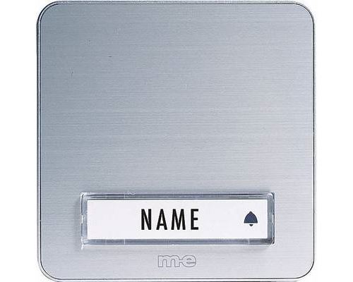 M E GMBH Modern Electronics - Émetteur pour Sonnette sans fil - Portée 200 m - Argent - Image 3