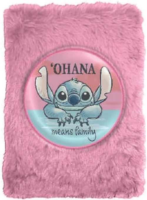 Notizblock aus Plüsch, Mädchen Kids Licensing Disney Stitch