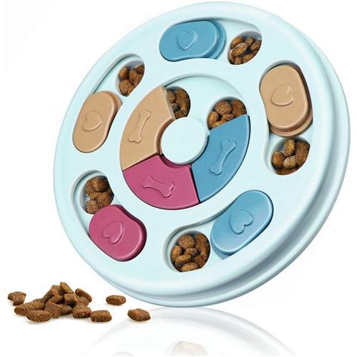 Jouets Puzzle Slow Feeder pour animaux de compagnie chats chiens, manger lentement