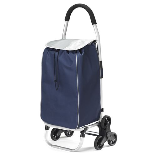 Poussette de marché 6 roues 46l bleu/gris Kitchen Chef easypouss trio