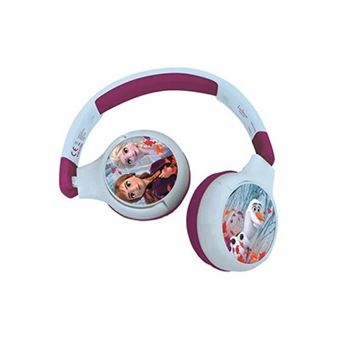 LEXIBOOK Casque audio enfant 2en1 oreilles chat Bluetooth® câble