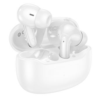 Ecouteurs Bluetooth 5,4 Blanc sans Fil Hi-FI Son Stéréo Microphones Intégrés USB-C Charge Rapide pour iOS et Android - 1