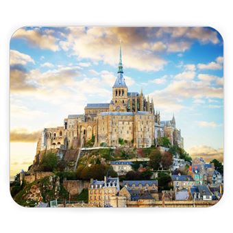 MESHIZIY Tapis De Souris Gaming 900x400mm,Château Mont Abbaye Saint