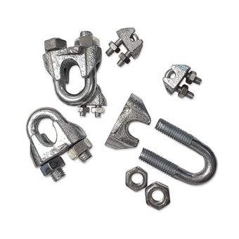 Lot De 100 Colliers De Serrage Métalliques Zingués 1/4" - Pour Câbles, Tuyaux