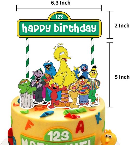 14€08 sur Sesame Street Ballons anniversaire FONGWAN Fournitures et  decorations de fête pour enfants - Article et décoration de fête - Achat &  prix