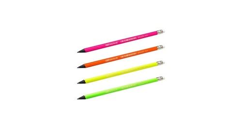 Crayons à Papier avec Gomme Intégrée - Pointe HB - Boîte de 12 - BIC