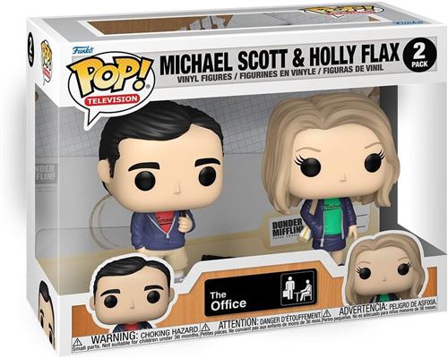 Funko Pop! - The Office - Figurine de collection - Michael Scott et Holly Flax - Set de 2 - Image 3
