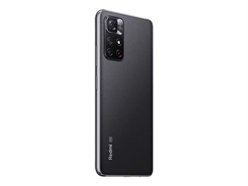 Xiaomi Redmi Note 11S 5G - 5G smartphone - double SIM - RAM 6 Go / Mémoire interne 128 Go - microSD slot - 6.6 - 2400 x 1080 pixels (90 Hz) - 3 x caméras arrière 50 MP, 8 MP, 2 MP - front camera 13 MP - noir minuit
