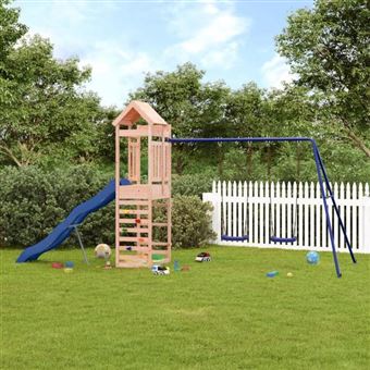 KEENSO Aire de jeux d'extérieur bois de pin massif A3156955 YS002 - Jeux - Jouets