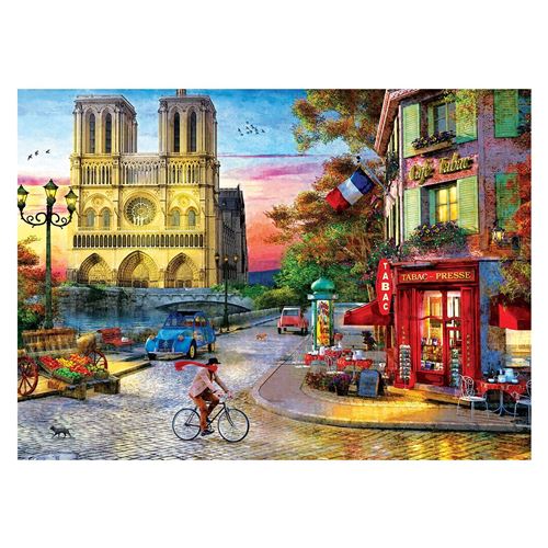 Puzzle Eurographics - Dominic Davison : Notre Dame par Dominic Davison, 1000 pièces