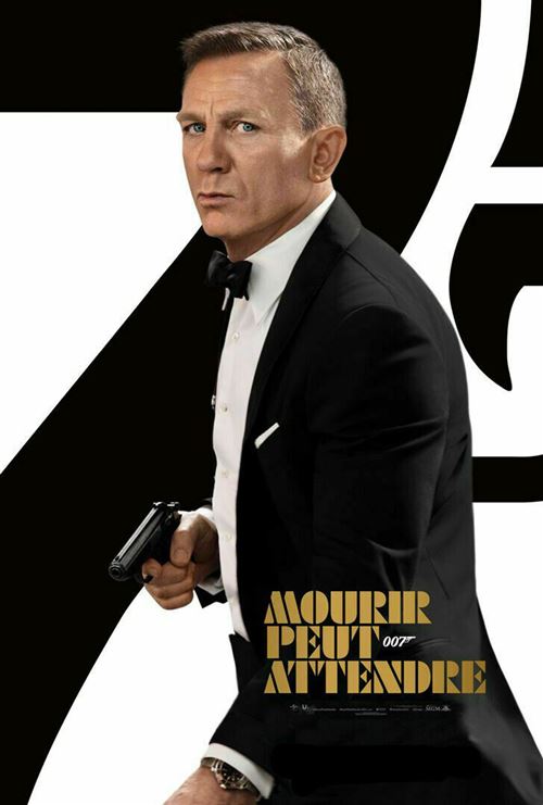 Mourir peut Attendre - 2021 - Daniel Craig - 116x258cm - Affiche de cinéma originale pliée