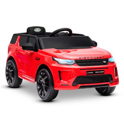Play4fun Voiture SUV electrique Land Rover Discovery rouge - 108x65x51 cm T.U